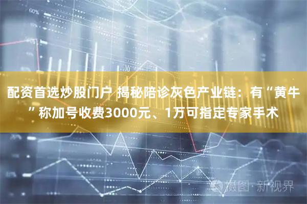 配资首选炒股门户 揭秘陪诊灰色产业链：有“黄牛”称加号收费3000元、1万可指定专家手术